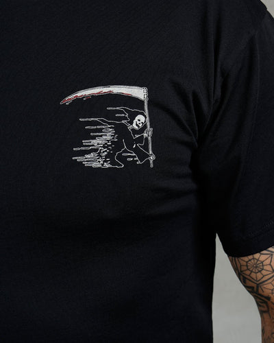 Pike Brothers 1969 Sports Tee Grim Reaper Black | Veloce Club