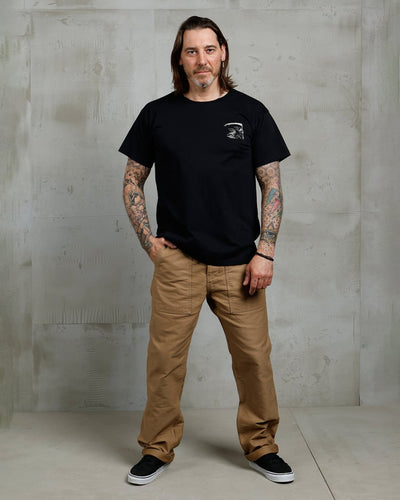 Pike Brothers 1969 Sports Tee Grim Reaper Black | Veloce Club