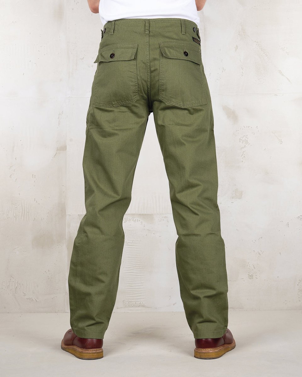 Pikes Brothers 1962 OG - 107 Pant Olive - available at Veloce Club