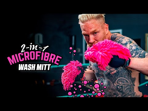 Muc-Off 2-in-1 Chenille Microfibre Wash Mitt | Veloce Club
