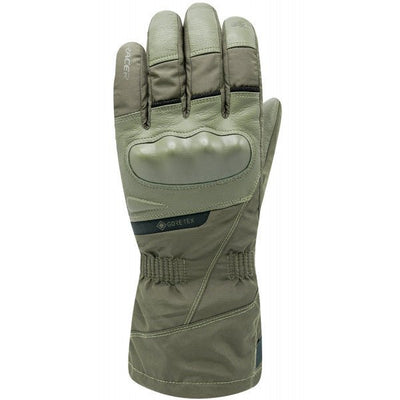 Racer Command GTX Motorcycle Gloves in Khaki Green