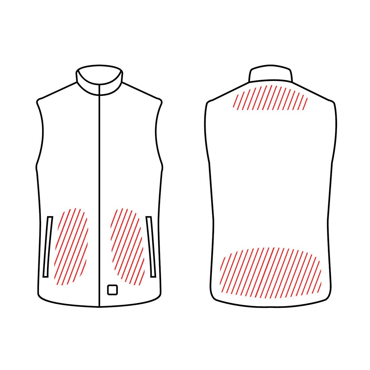 Racer District Sleeveless Heated Gilet - Men