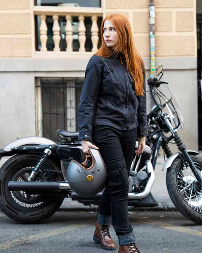 By City Spring III Ladies Motorcycle Jacket  in Blue | Veloce Club