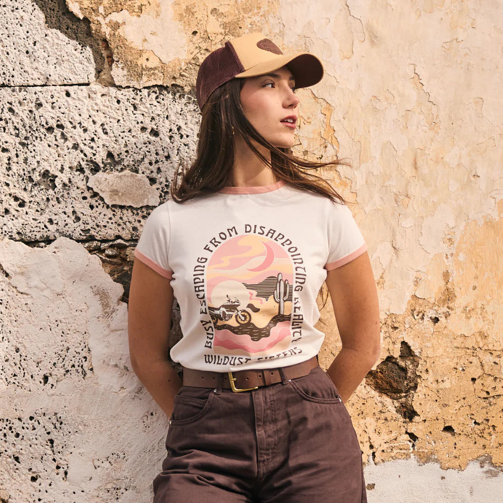 Wildust Sisters Desert Ride Ringer T-Shirt | Veloce Club