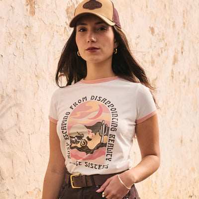 Wildust Sisters Desert Ride Ringer T-Shirt | Veloce Club