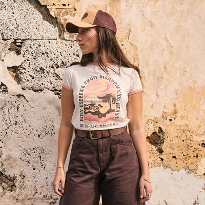 Wildust Sisters Desert Ride Ringer T-Shirt | Veloce Club