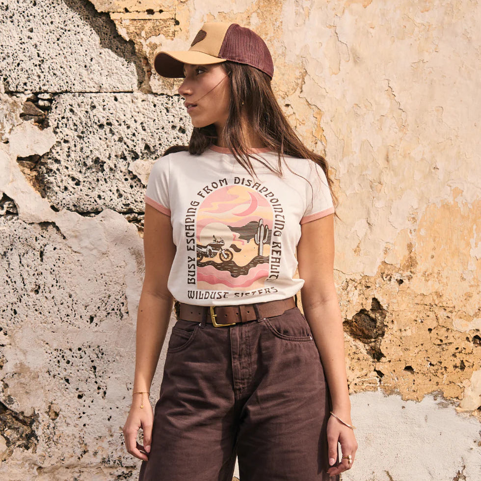 Wildust Sisters Desert Ride Ringer T-Shirt | Veloce Club