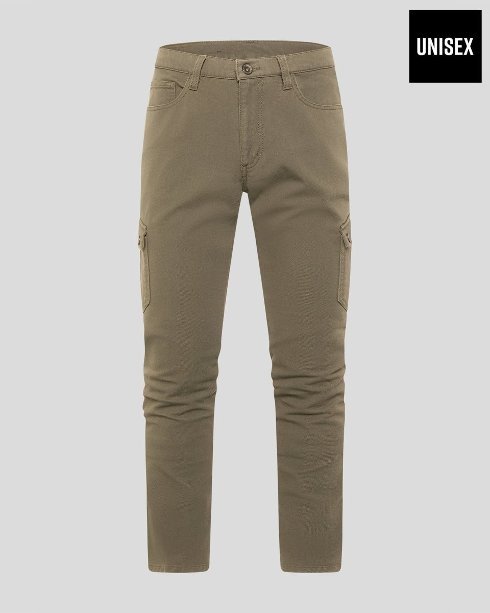 Rokker Cargo Slim Trousers in Olive - available at Veloce Club