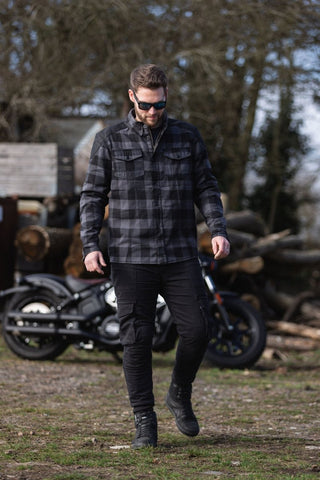 Ryan Cargo Black Trousers - available at Veloce Club