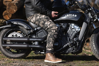 Ryan Cargo Camo Trousers - available at Veloce Club