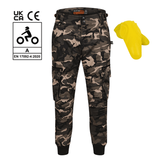 Ryan Cargo Camo Trousers - available at Veloce Club