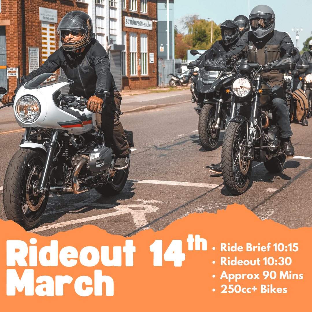 Sat 14th March: Motorcycle ride out from Veloce Club, Hitchin