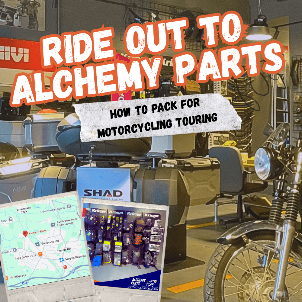 Sat 28 Mar: Packing talk / Ride out to Alchemy Parts