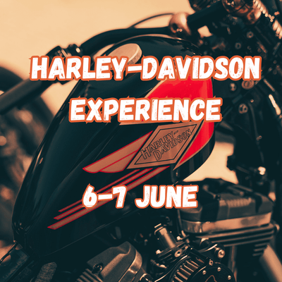 Sat 6 - Sun 7 June: Harley - Davidson Experience - available at Veloce Club