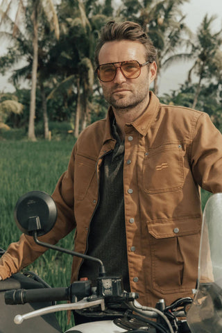 Silk Road Field Jacket - Desert Brown - available at Veloce Club