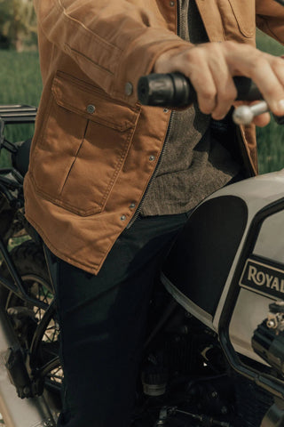 Silk Road Field Jacket - Desert Brown - available at Veloce Club