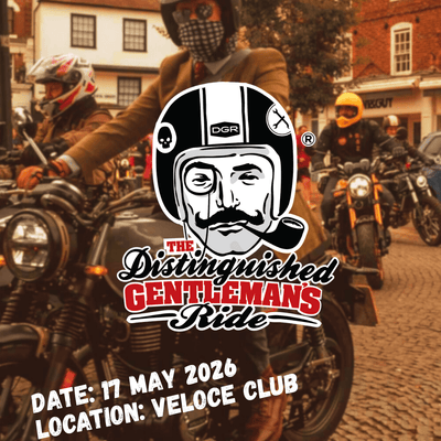 Sun 17 May: The Distinguished Gentleman's Ride - available at Veloce Club