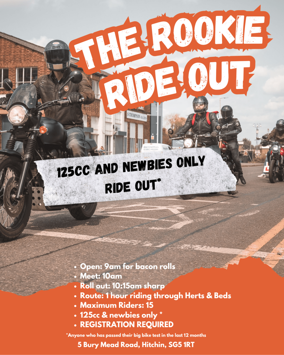 Sun 28 Jun: The Rookie Ride Out