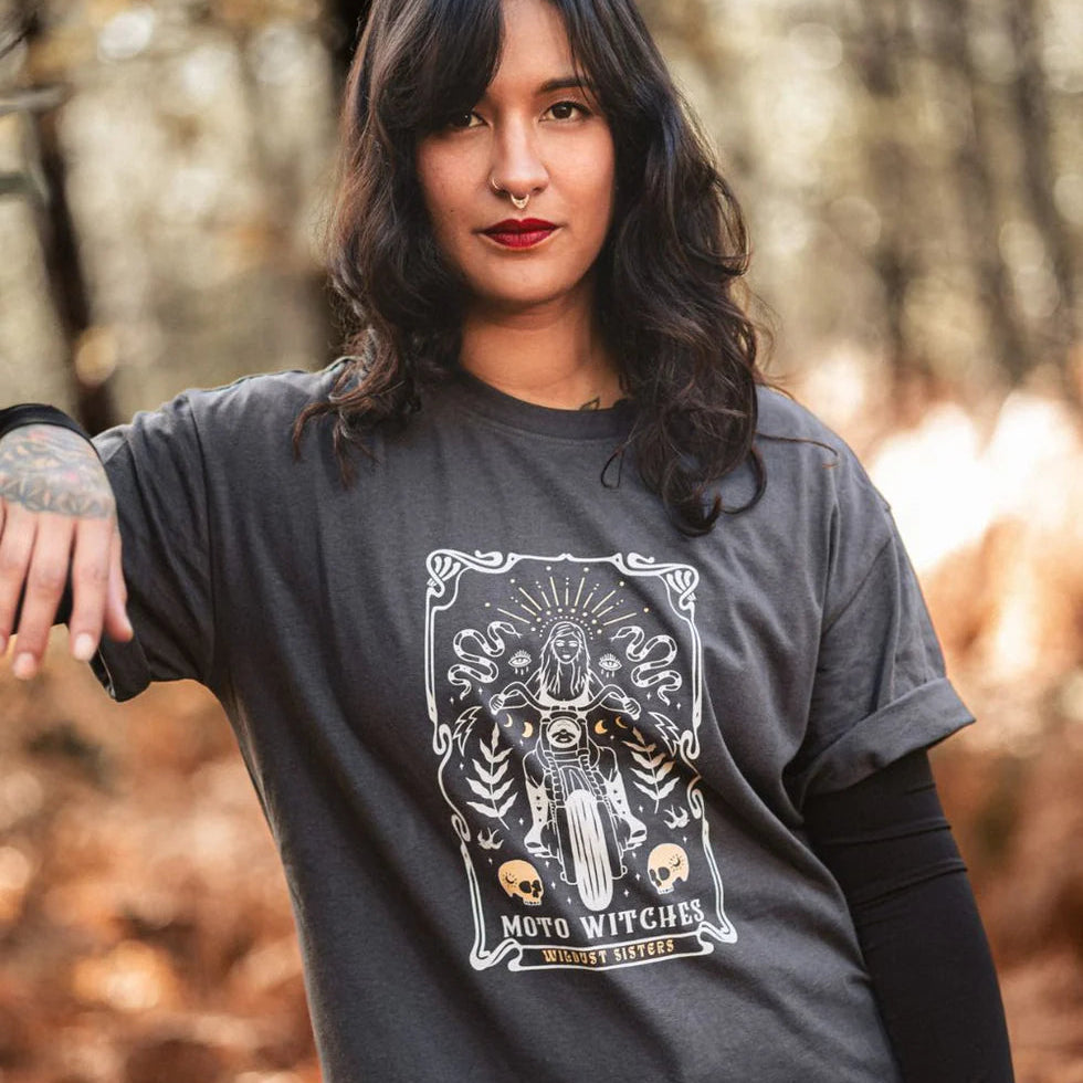 Wildust Sisters Moto Witches T-shirt | Veloce Club