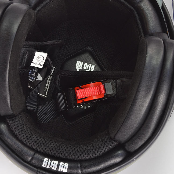 By City The City Open Face Motorcycle Helmet in Matt Green