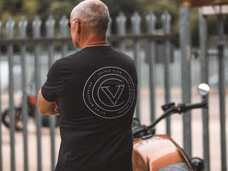 VC 01 Andy T - shirt in Black - available at Veloce Club