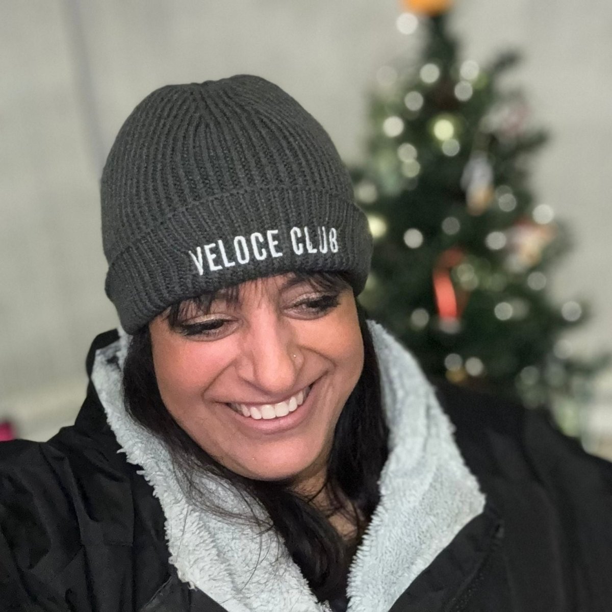 Veloce Club Fisherman Beanie in Grey - available at Veloce Club