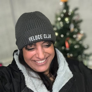 Veloce Club Fisherman Beanie in Grey - available at Veloce Club