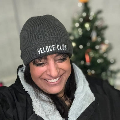 Veloce Club Fisherman Beanie in Grey - available at Veloce Club