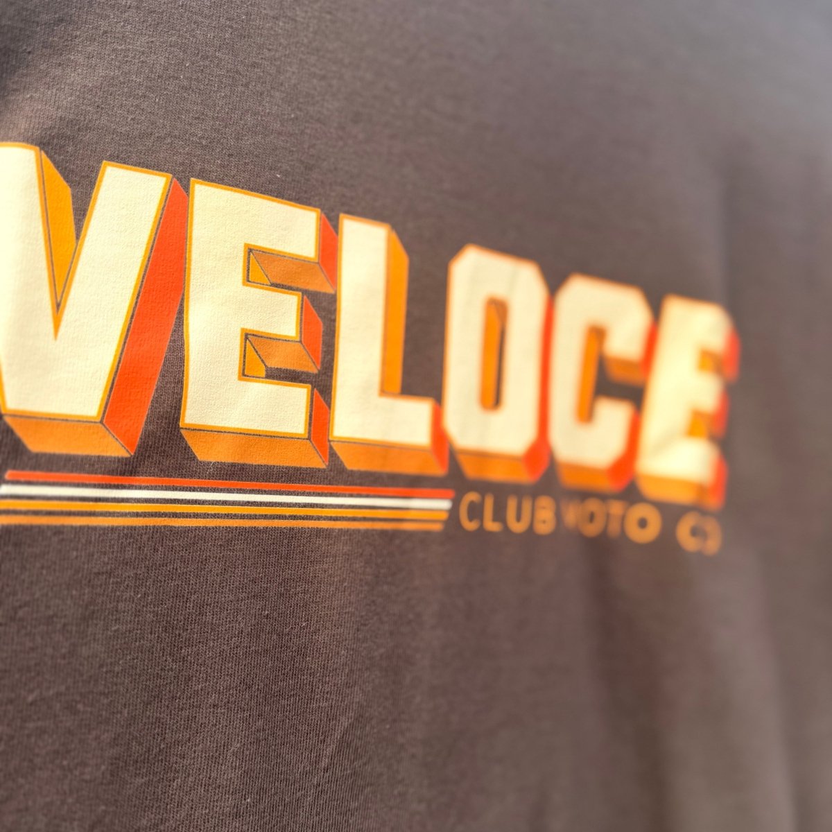 Veloce Club Malibu T-shirt in Brown