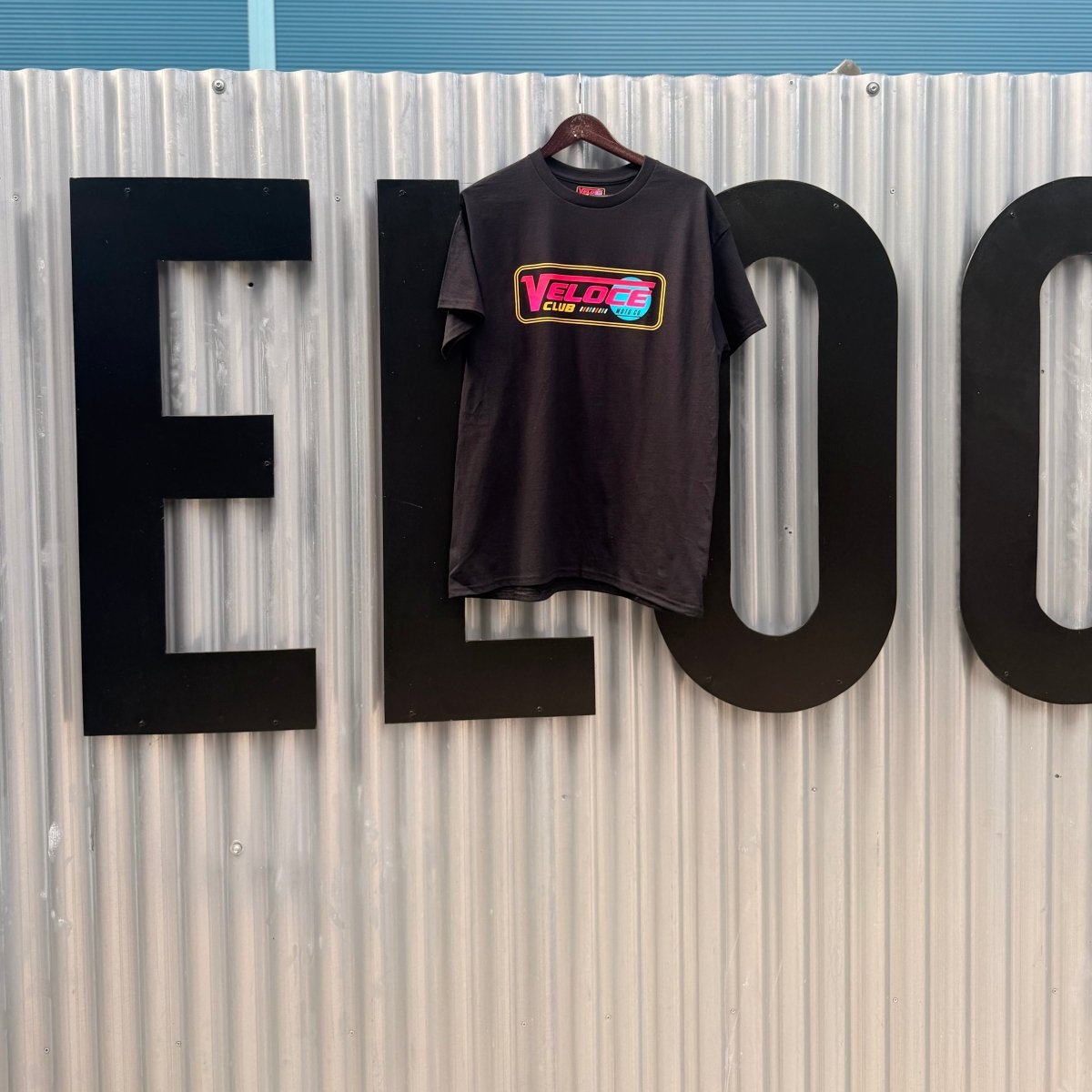 Veloce Club Neon 85 T-shirt in Blue