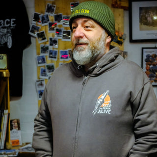 Veloce Club Spark Hoodie in Charcoal - available at Veloce Club