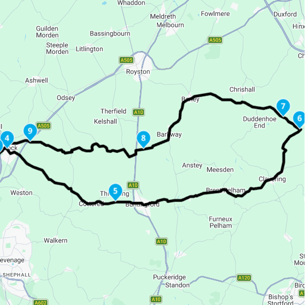 Veloce Club to The Mixing Shed loop 5mile GPX Route