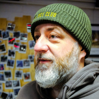 Veloce Club VC01 Fisherman Beanie Cap in Army - available at Veloce Club