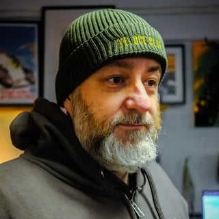 Veloce Club VC01 Fisherman Beanie Cap in Army - available at Veloce Club