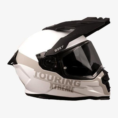 By City Xtreme Motorcycle Helmet in White | Veloce Club