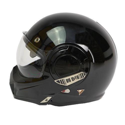 By City 180 Tech Flip front Motorcycle Helmet in Black | Veloce Club