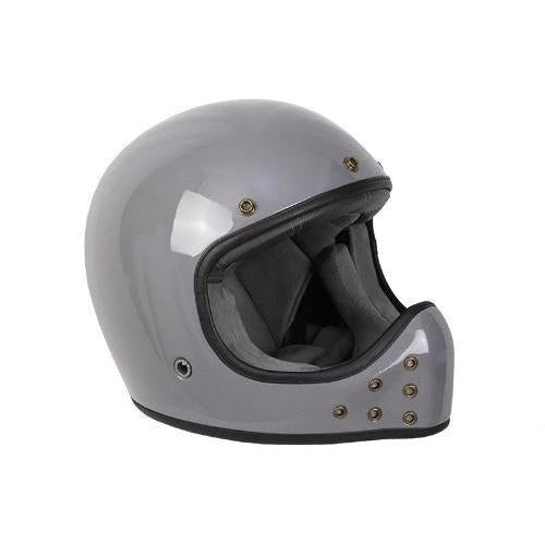 By City The Rock Motorcycle Helmet in Grey | Veloce Club