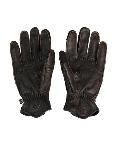 By City Pilot II Motorcycle Gloves Brown | Veloce Club