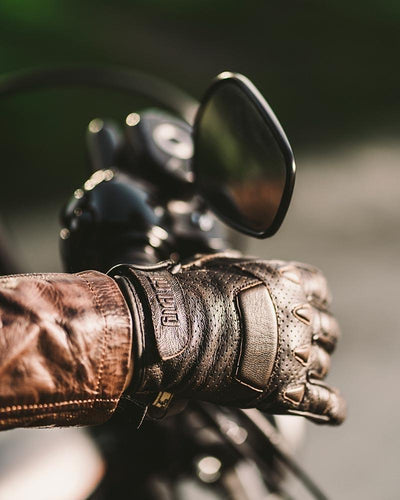 By City Pilot II Motorcycle Gloves Brown | Veloce Club