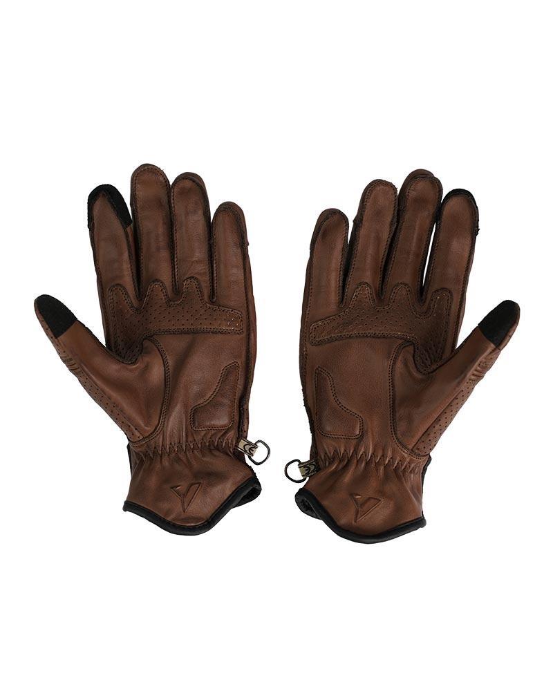 By City Pilot II Motorcycle Gloves Tan | Veloce Club