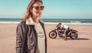 Wildust Sisters Aviator Jacket in Brown - available at Veloce Club