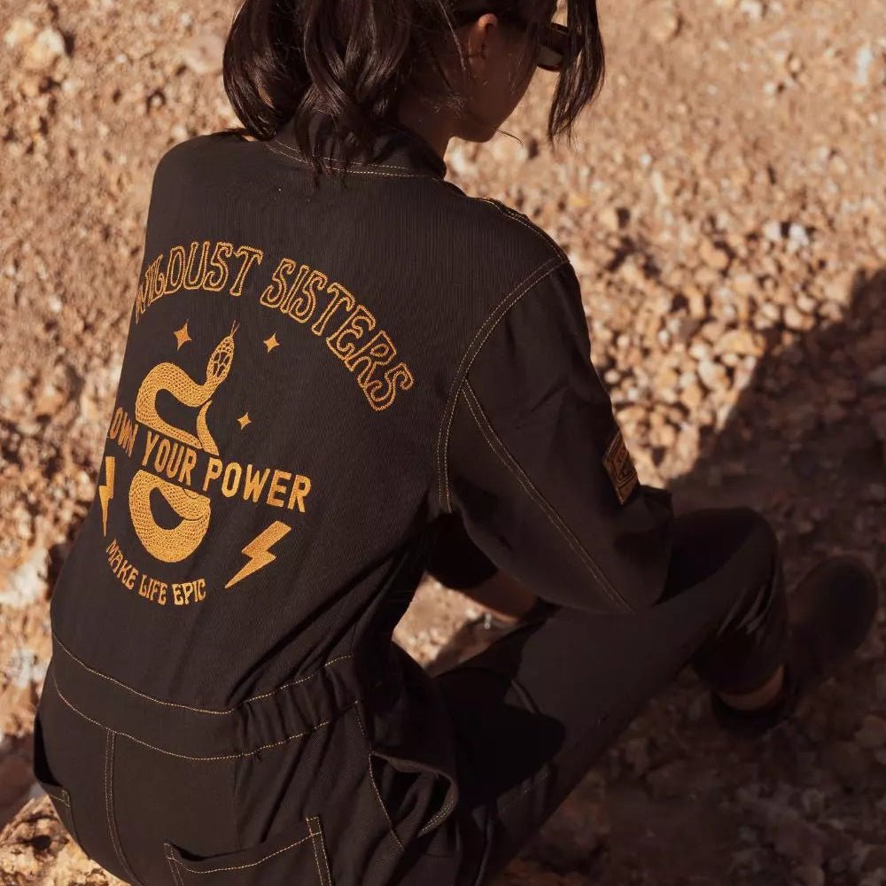 Wildust Sisters Aviator Ladies Jumpsuit - Asphalt | Veloce Club