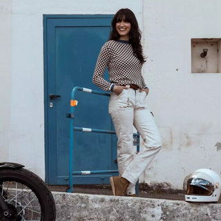 Wildust Sisters Cargo Overland Trousers in White - available at Veloce Club