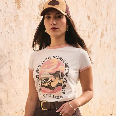Wildust Sisters Desert Ride Ringer T-Shirt | Veloce Club