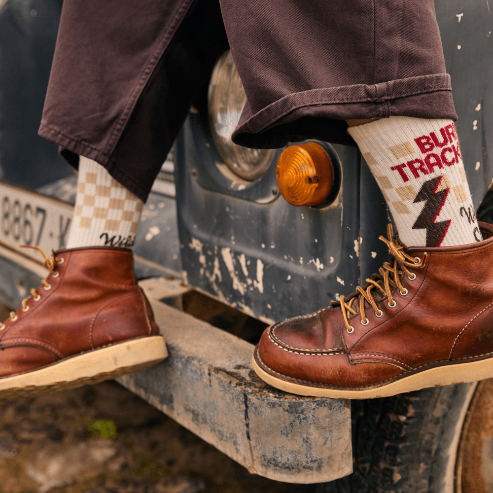 Wildust Sisters Eat Dust Ladies Socks in White