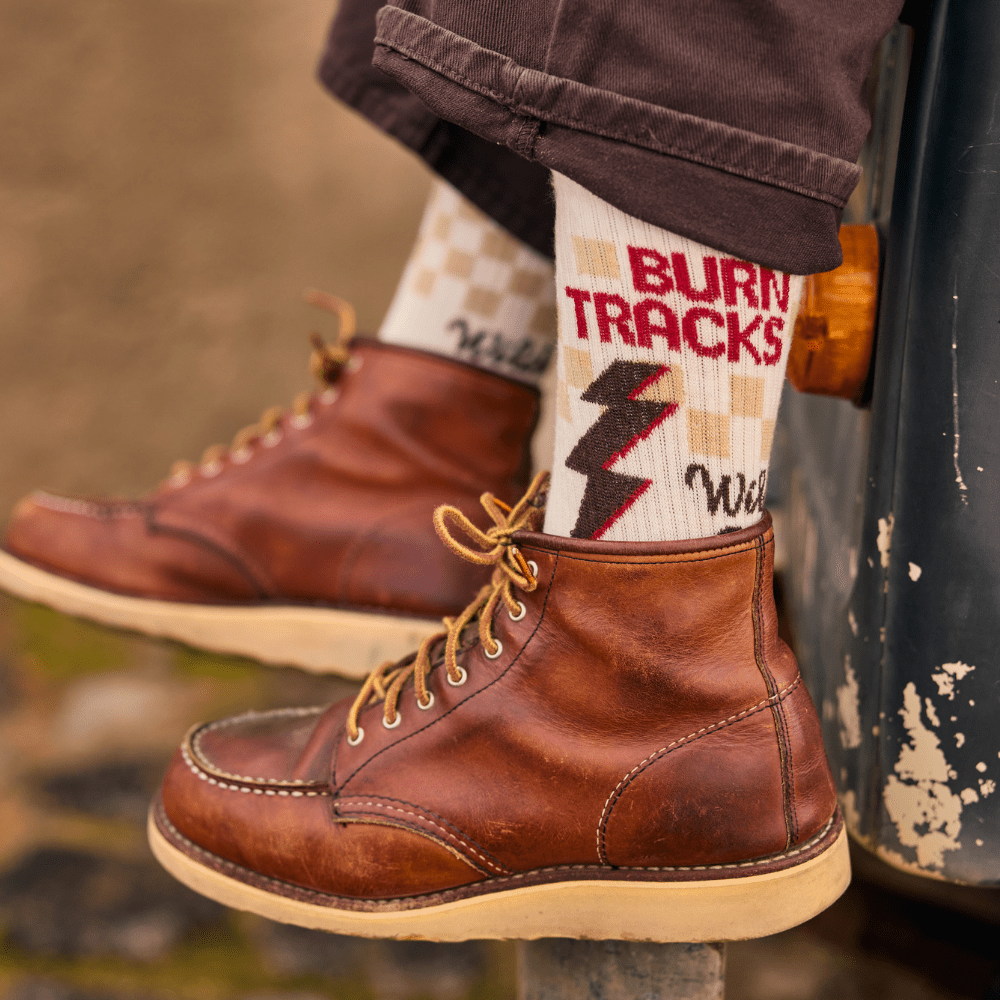 Wildust Sisters Eat Dust Ladies Socks in White