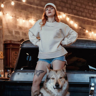 Wildust Sisters Escape Sweatshirt available at Veloce Club