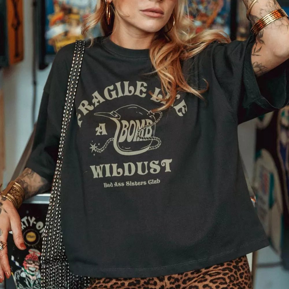 Wildust Sisters Fragile Wide Shirt | Veloce Club