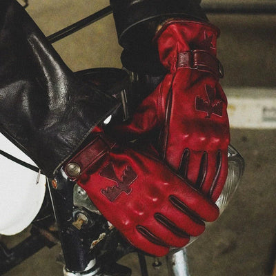 Wildust Sisters Sunclaw Women's Motorcycle Gloves - Red | Veloce Club