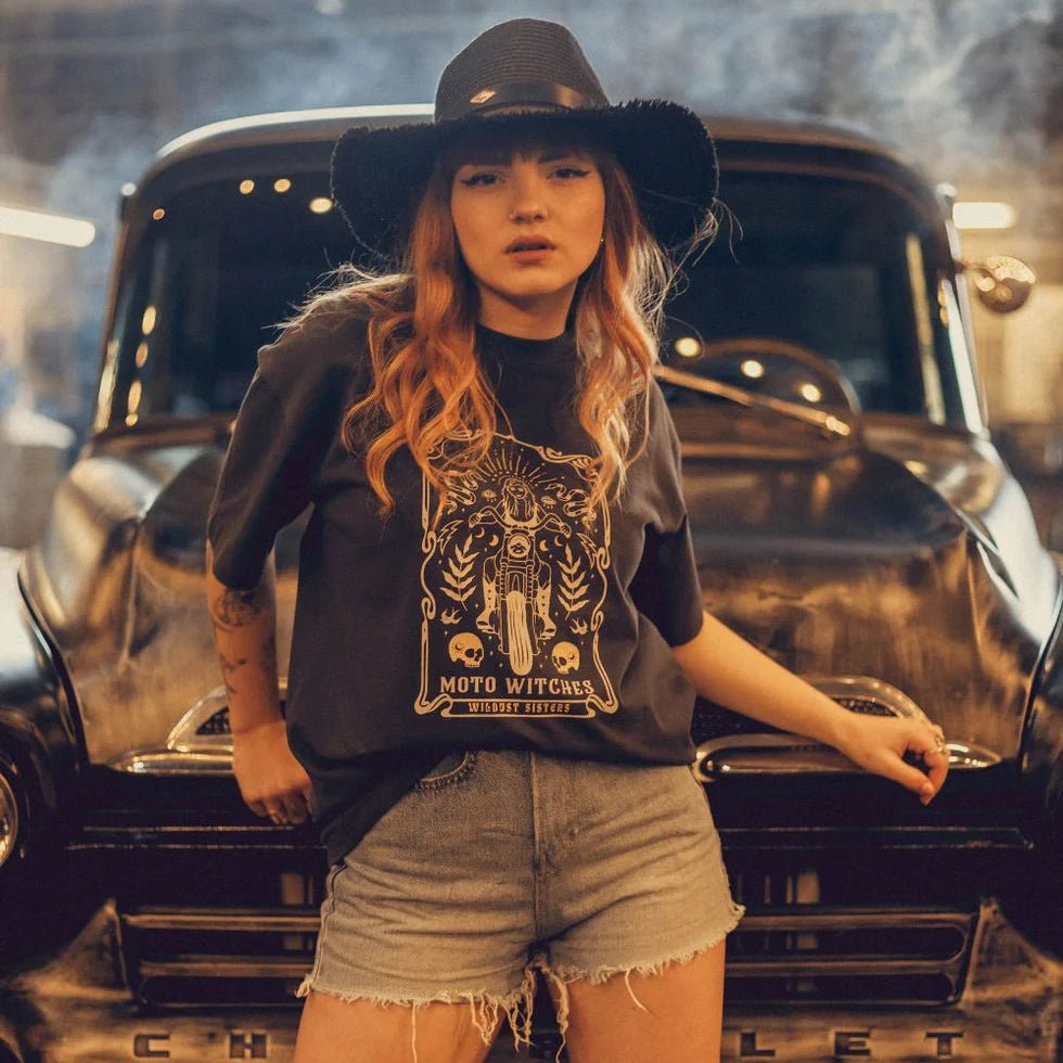Wildust Sisters Moto Witches T-shirt | Veloce Club